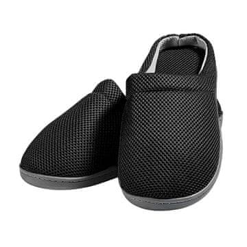 Northix Happy Shoes - Comfort gel natikači - črni 37/38