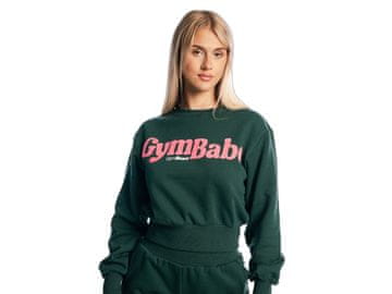 GymBeam Ženski pulover GymBabe zelen