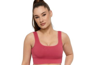 GymBeam Ženski nedrček GymBabe Bloom rožnat