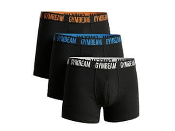 GymBeam Moške boksarice FIT 3Pack iz bombaža Supima