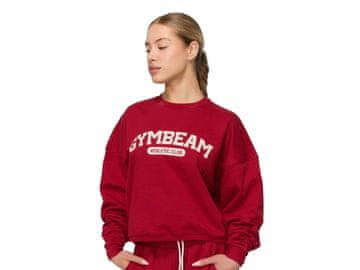 GymBeam Ženski pulover Varsity rdeč