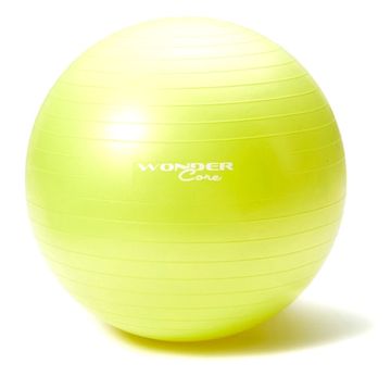 Northix Wonder Core - Anti-Burst Gym žoga 55 cm - Limeta zelena