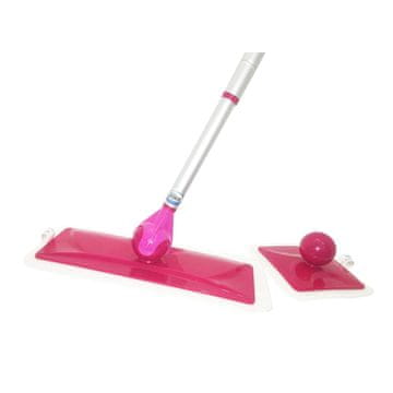 Northix Aqua Laser - Set žogic Mop - 9 kosov - roza