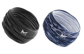 Northix Mission - Cooling otroški šal Black / Camo