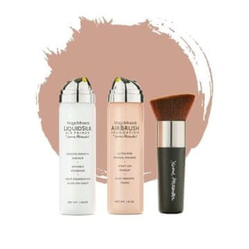 Northix AirBrush Foundation 3pcs - Light/Medium