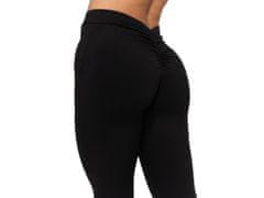GymBeam Ženske hlače Fierce V-Back črne