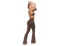 GymBeam Ženske hlače Fierce V-Back rjave
