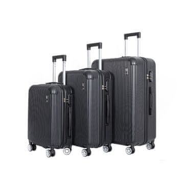 Aga Travel Komplet potovalnih kovčkov MR4652 Črna