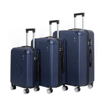 Aga Travel Komplet potovalnih kovčkov MR4652 Temno modra
