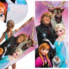 Disney DISNEY Ledeno kraljestvo HITRO SUŠEČA Brisača za plažo, kopalna ZA DEKLICE, 100% BOMBAŽ 70x140 cm OEKO-TEX