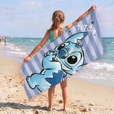 Disney DISNEY Stitch HITROSUŠEČA Brisača za plažo, kopalna ZA DEKLICE, mikrovlakna 70x140 cm OEKO-TEX