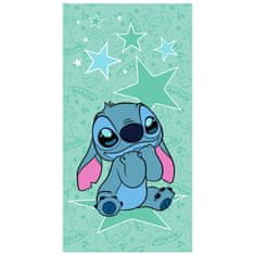 Disney DISNEY Stitch HITROSUŠEČA Brisača za plažo, kopalna ZA DEKLICE, 100% BOMBAŽ 70x140 cm OEKO-TEX