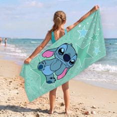 Disney DISNEY Stitch HITROSUŠEČA Brisača za plažo, kopalna ZA DEKLICE, 100% BOMBAŽ 70x140 cm OEKO-TEX