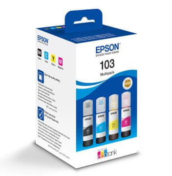 Epson 103 (C13T00S64A) BK/C/Y/M, komplet črnil