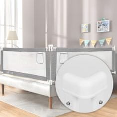 Northix Posteljna ograja, 180 cm, zaščitna pregrada za otroke, ECOTOYS