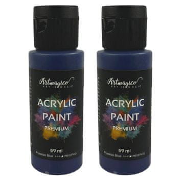 Artmagico Akrilna barva Premium 59 ml, Prussian Blue, 2 kosa