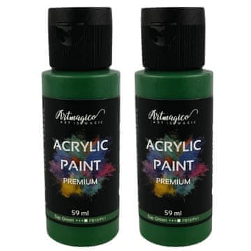 Artmagico Akrilna barva Premium 59 ml, Sap Green, 2 kosa
