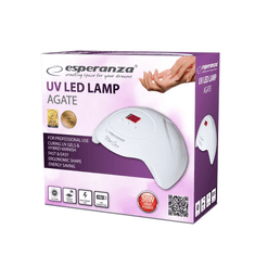 Esperanza UV lučka AGATE za nohte, USB , 36W, bela
