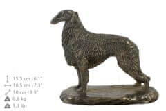 Artdog Ruski hrt, hrt, hrt IV - žara za pasji pepel, žara s kipcem, elegantna žara v klasičnem slogu Art-Dog