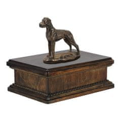 Artdog Nemška doga II - žara za pasji pepel, klasična žara s kipcem, elegantna žara s psom znamke Art-Dog