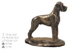 Artdog Nemška doga II - žara za pasji pepel, klasična žara s kipcem, elegantna žara s psom znamke Art-Dog