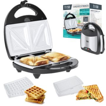 Teesa 3v1 toaster s keramičnimi vložki