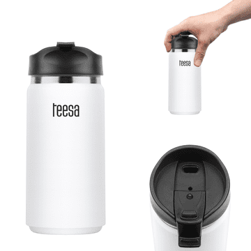 Teesa Termo skodelica TEESA 350ml bela