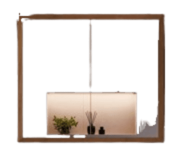 Nord produkt OGLEDALO Z OMARICO BRITT 60 CM, SONOMA
