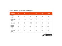GymBeam Moški kapucar Athlete črno-bel
