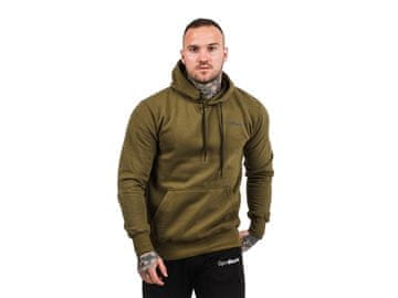 GymBeam Moški pulover Athlete zeleno-črn