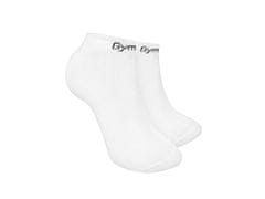 GymBeam Uniseks nogavice Ankle Socks, 3 pari, bele