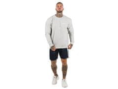 GymBeam Moški pulover PRO svetlo siv