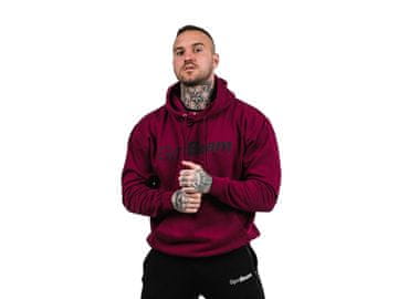 GymBeam Moški pulover PRO bordo