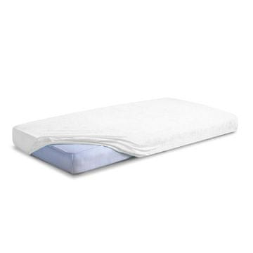 BabyMatex Napenjalna rjuha frotir Premium 60x120cm bela