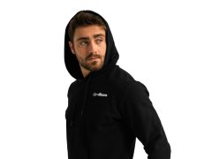 GymBeam Moški kapucar Limitless črn