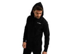 GymBeam Moški kapucar Limitless črn