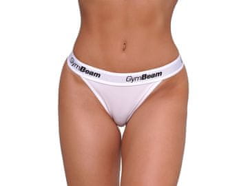 GymBeam Ženske tangice 3Pack bele