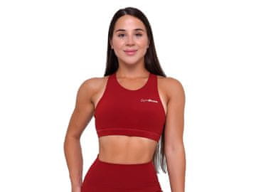 GymBeam Ženski športni nedrček Ignite temno rdeč