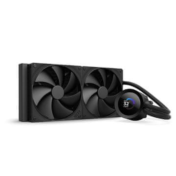 slomart NZXT Kraken Plus 280 V2 hladilnik za CPU, 280mm radiator, TFT zaslon, črn