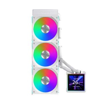slomart Lian Li HydroShift II LCD-S 360 CL CPU hladilni komplet, bel