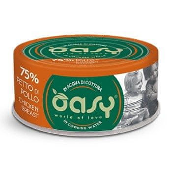 slomart OASY More Love piščančje prsi - mokra hrana za mačke, 70g