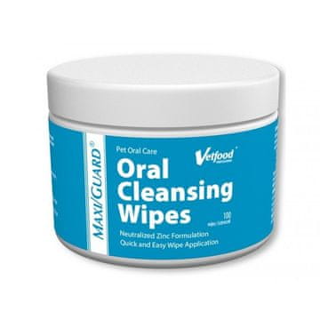 slomart VETFOOD Maxi/Guard Oral Cleansing Wipes - pripravek za ustno higieno za pse in mačke
