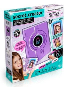slomart Canal Toys Secret Video Journal, otroški elektronski dnevnik, vijoličen