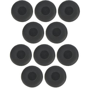 slomart Jabra Evolve 20SE/30/30II/40/65/65SE nadomestne blazinice za slušalke, usnjene, velikost L, 10 kosov