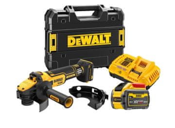 slomart DEWALT DCG409VSX1T akumulatorski kotni brusilnik 18V 125mm, 9.0Ah baterija, TSTAK