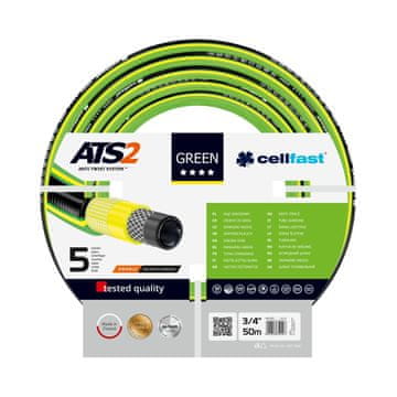 slomart Cellfast 15-121 GREEN ATS2 vrtna cev 3/4" 50m, zelena