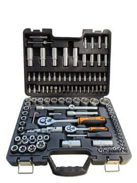 slomart Komplet nasadnih ključev VG071 1/4" + 1/2" 108 kosov