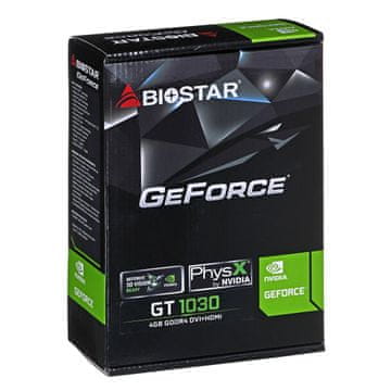 slomart BIO Biostar GeForce GT1030, grafična kartica 4 GB GDDR4