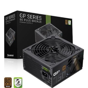 slomart Gamemax GP 750B napajalnik 750W 80 Plus Bronze, ne-modularni