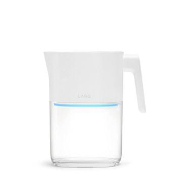 slomart LARQ PureVis Pitcher vrč z vodnim filtrom 1.9 L prozorna, bela